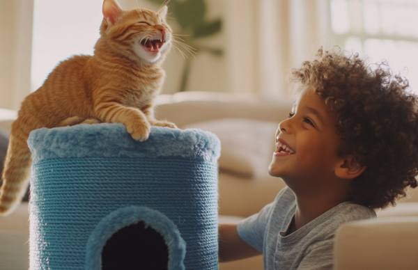 A importância de brincar com seu gatinho: um gatinho ativo não quer guerra com ninguém!