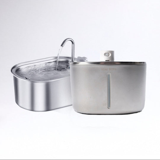Fonte Wireless & Bebedouro Inox Flow