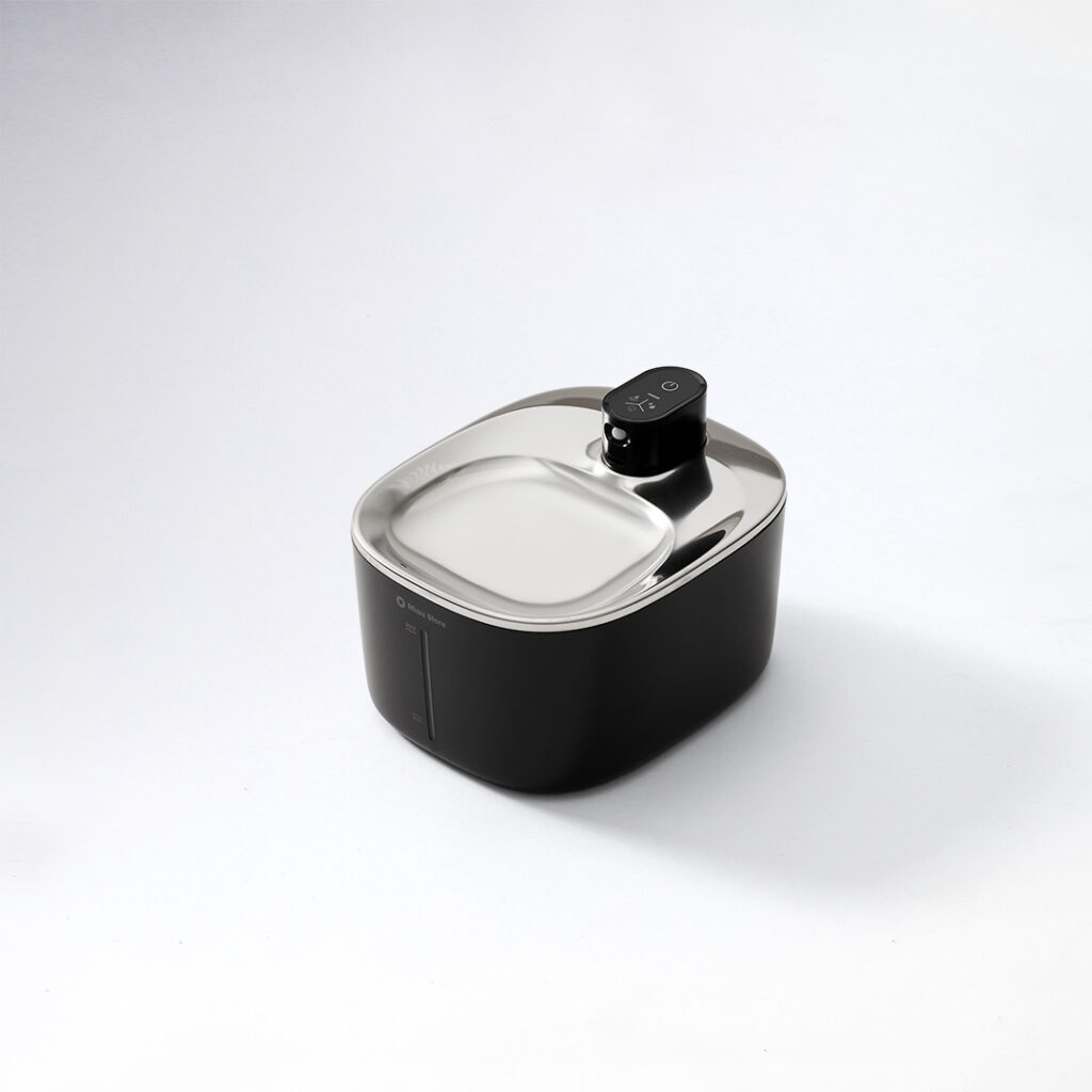 Bebedouro Sem Fio de Inox Para Gatos Fonte Inox Wireless Para Gatos Bebedouro Automático Inox Para Pets Fonte de Água Sem Fio Para Gatos