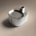 Bebedouro Sem Fio de Inox Para Gatos Fonte Inox Wireless Para Gatos Bebedouro Automático Inox Para Pets Fonte de Água Sem Fio Para Gatos