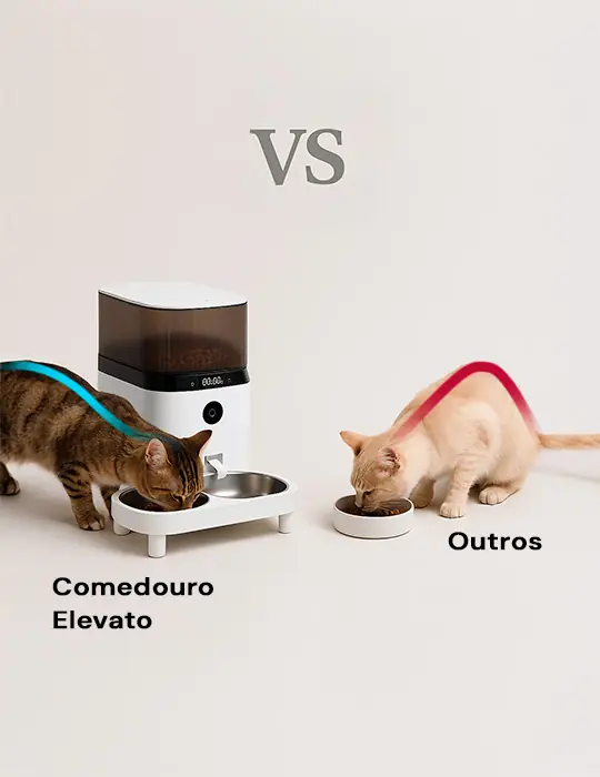 Comedouro Automatico Para Gatos Comedouro Elevado Para Gatos Comedouro Automatico Para Pets